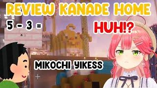 Mikopi Can't Stand Miko’s Simple Math Mistakes While Reviewing Kanade's House in Minecraft