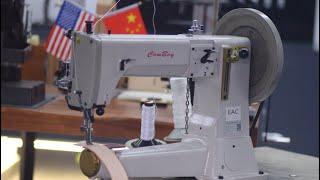 Heavy duty sewing machine for thick vegetable tanned leather to Russia
