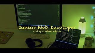 Day in the life of a Junior Web Developer || Coding Academy edition || [silent vlog]