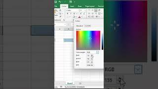 Determine the background colour of a cell #microsoftexcel #exceltips#VBA