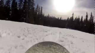 Snowboarding at Timberline, Oregon