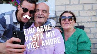 PASTA  AL BAFFO - with my Parents 