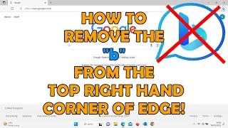 How to Remove the Bing Logo from Microsoft Edge