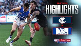 Carlton Blues v North Melbourne Highlights | Round 15, 2025 | AFL