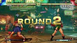 STREET FIGHTER V Sakura vs Cammy