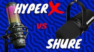 HyperX Quadcast S vs SHURE MV7 (Pros and Cons) REVIEW!