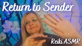 Return to sender all bad energy, ill wishes, curses. Reiki asmr black obsidian crystal healing