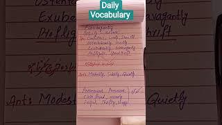 Dail Vocabulary
