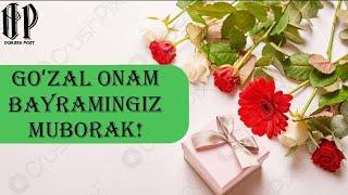 Goʻzal onam bayramingiz muborak! Tabrik sheʼr