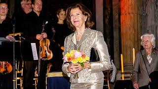 Queen Silvia at concert - The Story of the Vasa Ship - at the Royal Palace