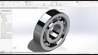 Rulman Çizimi ve Montajı - Ball Bearing Design and Assembly