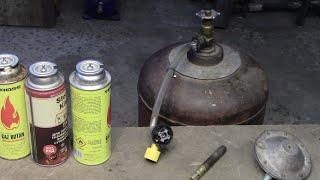 How to easily fill a gas cylinder