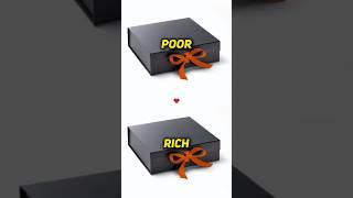 poor vs rich choose only one  #shorts