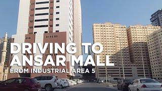 Driving from Industrial Area 5 to Al Nahda Sharjah Ansar Mall | Driving in Sharjah City - UAE