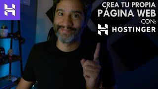 Crea tu página web desde cero con HOSTINGER en español