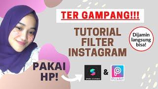 Cara membuat filter instagram TERGAMPANG! Pakai HP! (Make up - SparkAr & PicsArt) #Part1