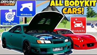 ALL *BODYKIT CARS* IN Driving Empire!