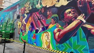 Bowery Mural (Bowery /Houston Street)　Manufacturing process