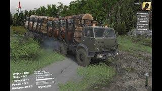 SpinTires 2017  КАМАЗ -- 43101 ОБНОВЛЁННЫЙ