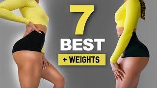 7 Best Booty Exercises for Bigger & Stronger Glutes - At Home Workout + Weights