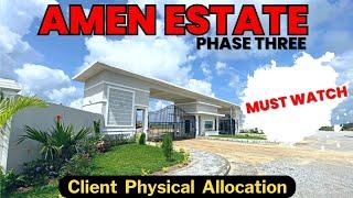 Amen Estate Phase 3 Client Physical Allocation || Ibeju Lekki Lagos Land For Sale