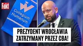 Prezydent Wrocławia Jacek Sutryk ZATRZYMANY przez CBA. W tle głośna sprawa Collegium Humanum