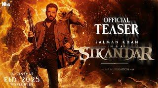 Sikandar (2025) - Teaser | Salman Khan | Kajal Aggarwal | Rashmika | Suniel | A.R. Murugadoss