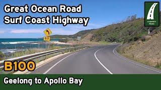 Australia's most scenic road! Driving the Great Ocean Road – Geelong to Apollo Bay [4K]