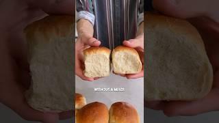 The softest bread buns without a mixer #vegan