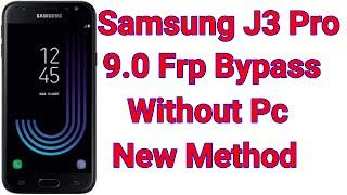 Samsung J3 Pro (SM-J330F) 9.0 Frp Bypass Without Pc | All Samsung 9.0 Google Account Bypass New