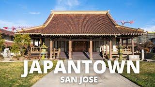 Walking around San Jose's JAPANTOWN while talking to a camera