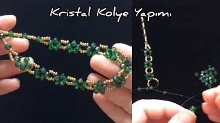 Kristal Boncuklu Kolye Yapımı | KENDİN YAP | Easy and Elegant Necklace Making diy