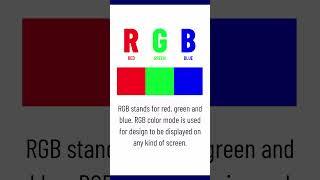 Difference between RGB and CMYK Mode  #learncoreldraw #coreldesign #graphicdesign #design #rgb