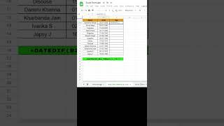 #shorts #datedif #formulas #age #functions #shortsfeed #exceltutorial #excel #excelvideo #tricks