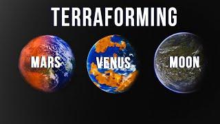 Can We Really Terraform Mars, Venus, And The Moon With Today's Technology?