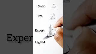 HOW to draw Cone Objects Drawing #youtubeshort #sketching #art