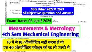 measurements and metrology mechanical engineering | sbte 4th sem measurements and metrology | sbte