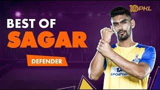 Top 5 Tackles of Sagar from PKL Season 10 (Tamil Thalaivas) | Pro Kabaddi League