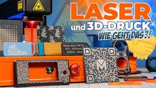 3D DRUCK & LASER | Wie kann man PLA, PETG & ABS gravieren?