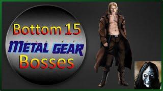 Top 15 Worst Metal Gear Boss Battles