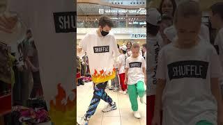 TEACHING SHUFFLE ⭐️ LITTLE KIDS DANCING  TUZELITY SHUFFLE ️‍