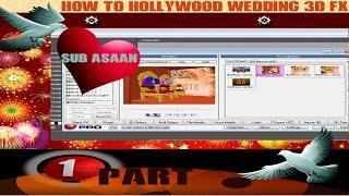 How To Hollywood Wedding 3d Fx Part (1) Install In Edius 6 Urdu In Hindi