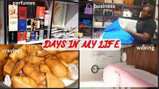 Vlog||PACK ORDERS,WAXING,PREGNANCY CRAVINGS,PERFUMES BUSINESS,EASTLEIGH DRESS,RENT A SHELF BUSINESS