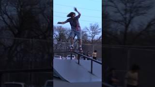 Eli Arroyo feeble the whole rail at Stonecliffe #skatepark #skateboarding #skateboard #skate