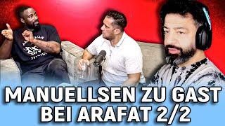 MANUELLSEN erzählt ARAFAT ABOU-CHAKER von seinem Treffen mit BUSHIDO & mehr! (2/2) | Rooz Reagiert