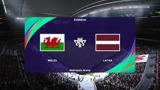 Wales vs Latvia (28/03/2023) European Championship PES 2021