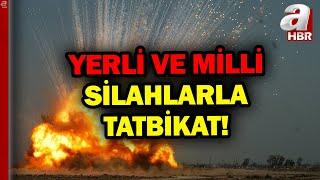 Atış Serbest Tatbikatı Başladı! Yerli ve Milli Silahlarla Tatbikat | A Haber