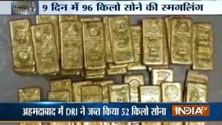 Directorate of revenue intelligence seizes 52kg gold in Ahmedabad