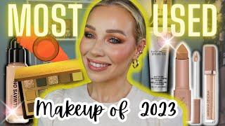 FULL FACE OF MOST USED MAKEUP of 2023  Makeup Products  I've been loving the most this year