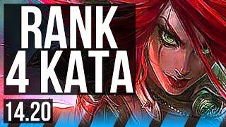 KATARINA vs AKALI (MID) | Rank 4 Kata | NA Master | 14.20